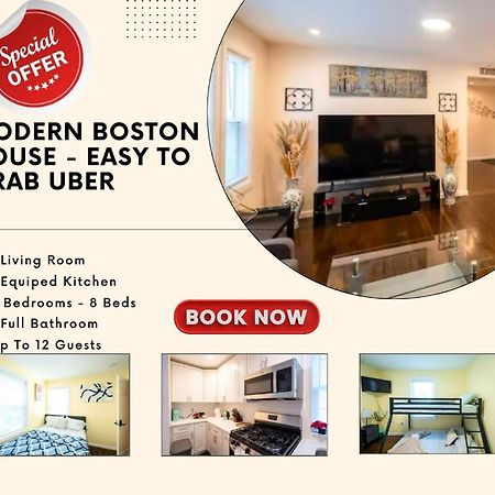 30-1 4Br Boston - Comfortable Apt Near Mbta Bagian luar foto